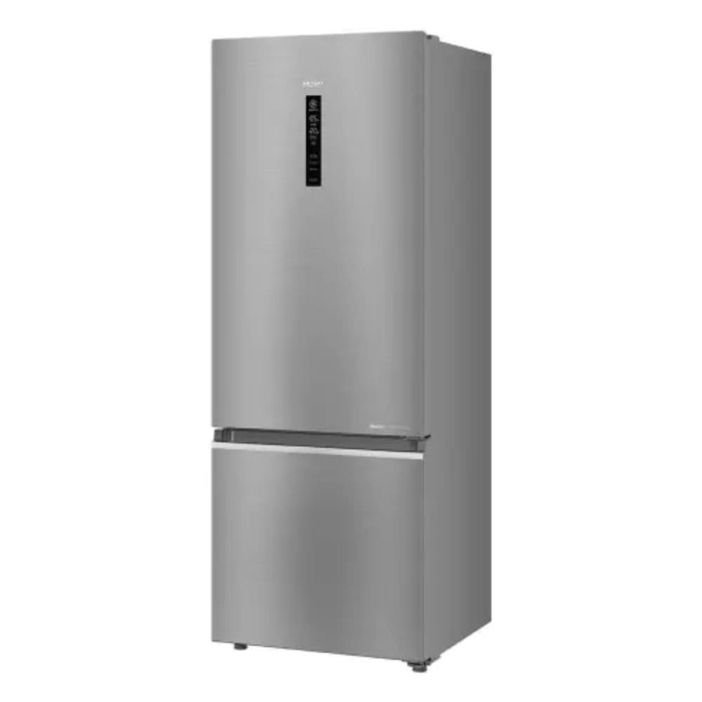 Haier 325L 2 Star Inverter Frost Free Double Door Bottom Mount Refrigerator (HRB 4052BISA P Inox Steel)