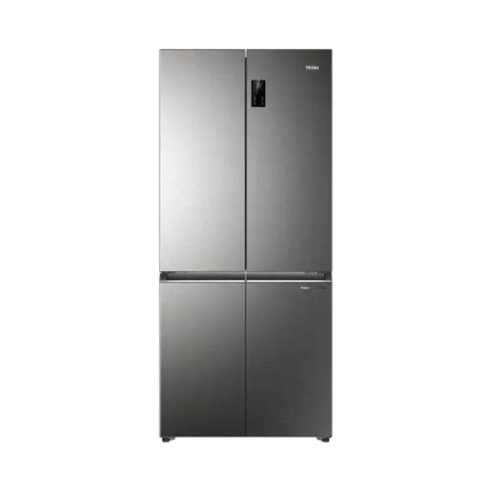 Haier 520 Ltrs, 3 Star Lumiere Frost Free Triple Inverter French Door Side by Side Refrigerator (HRB 600IS, Inox Steel)