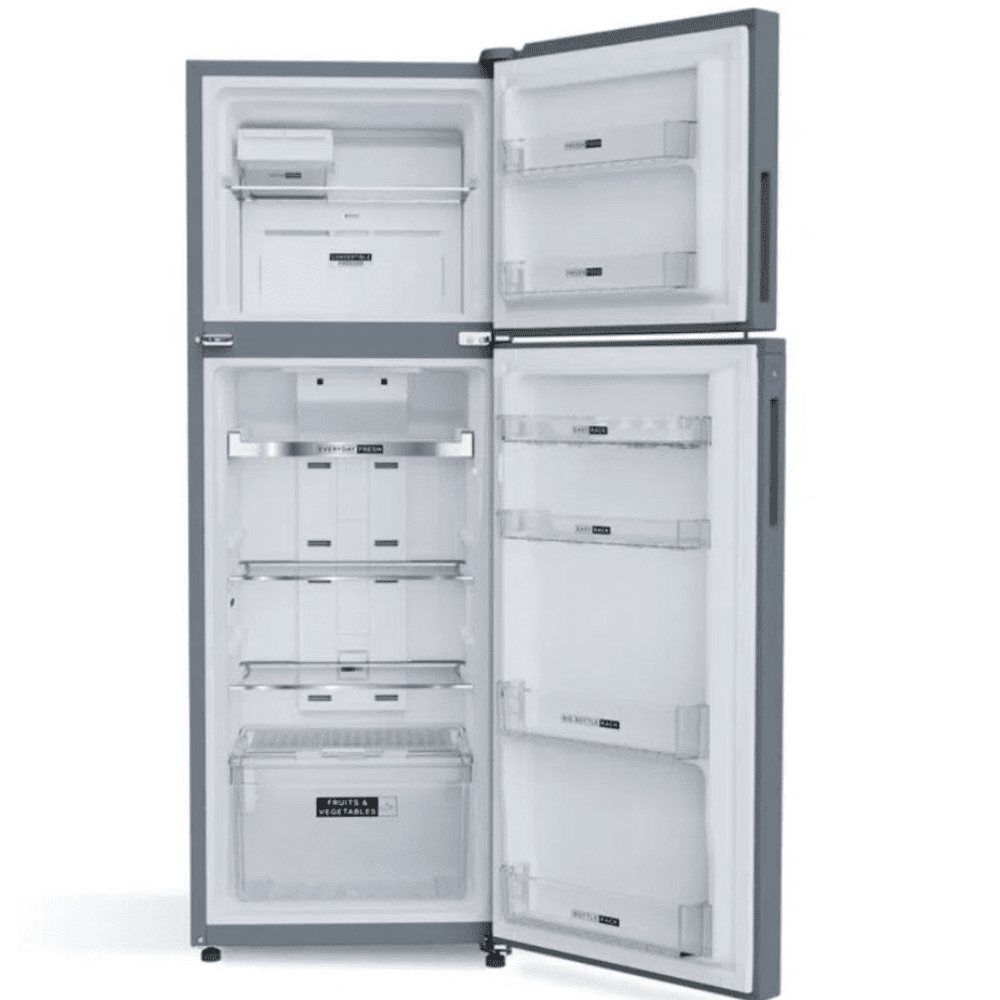 Whirlpool 235 Ltrs 2 Star, Inverter Frost Free, Double Door Refrigerator (IFPRO INV CNV 278 ILLUSIA STEEL(2S)-TL)