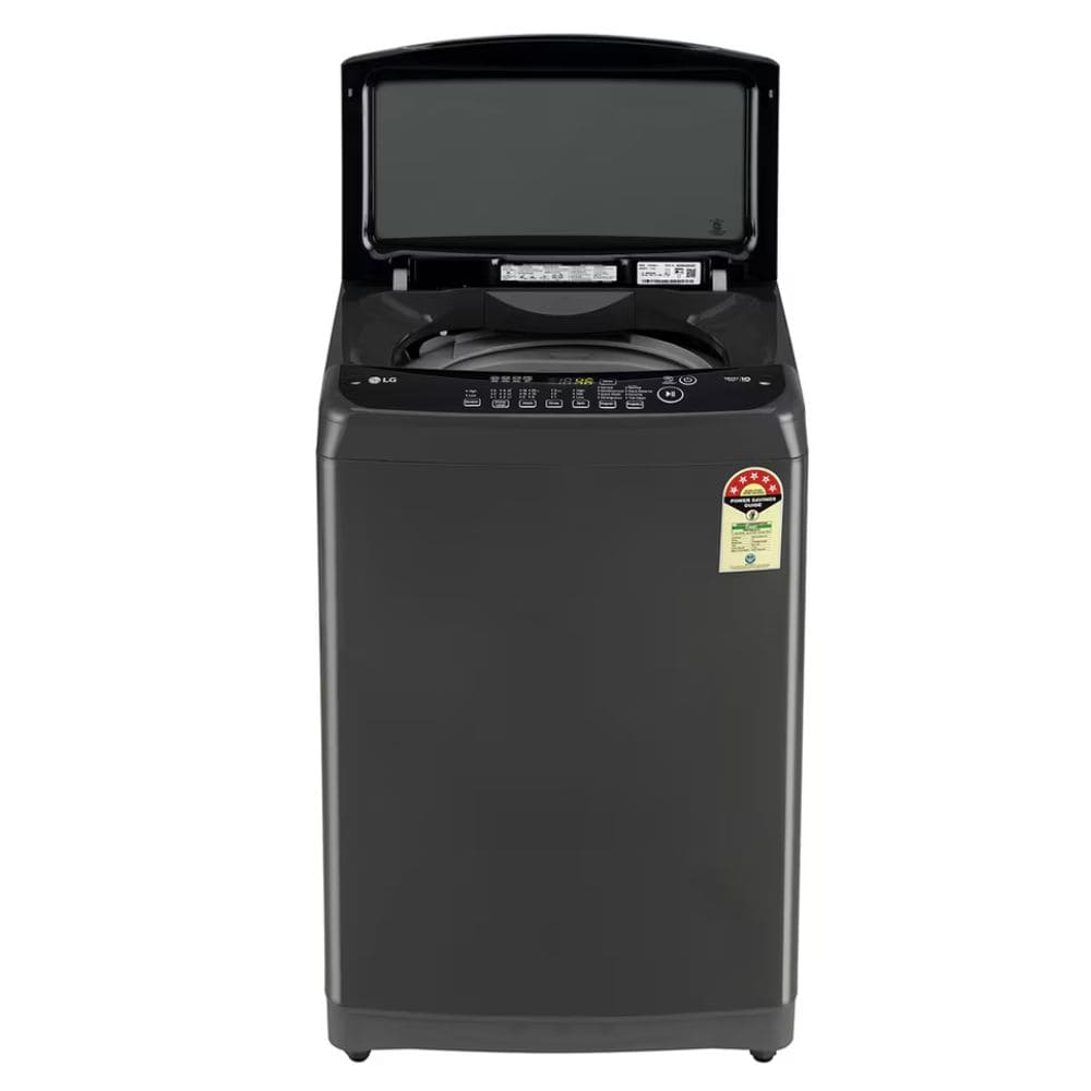 LG 8 Kg 5 Star Fully-Automatic Top Load Washing machine (T80SPMB1Z, Middle Black)