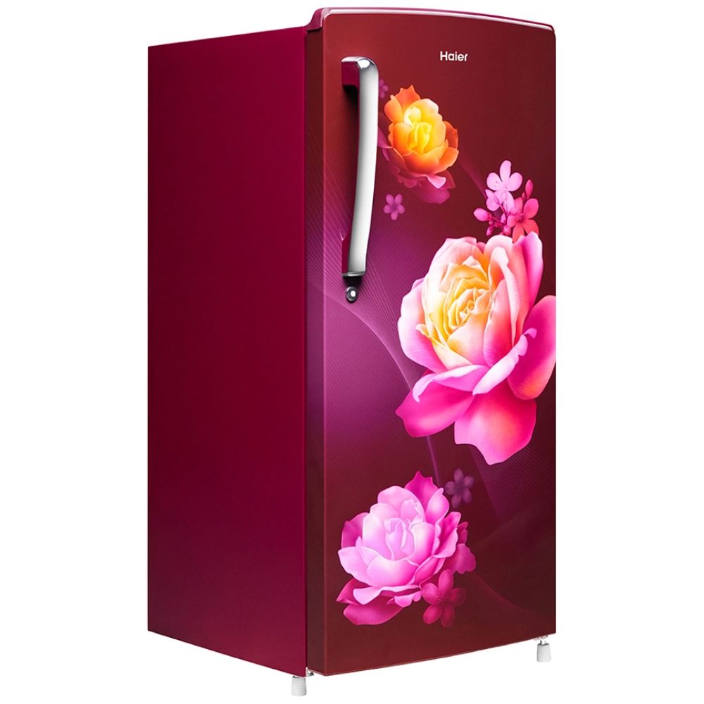 Haier 185 Ltrs 1 Star Inverter Direct Cool Single Door Refrigerator (HRD-2061SRN, Red Noisettes)