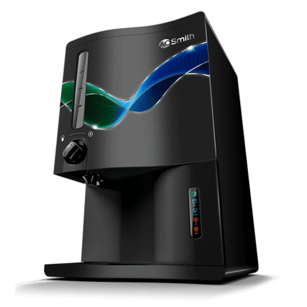 AO Smith P5 PROPLANET, 5 Ltrs Storage, RO + SCMT Min tech Electrical Water Purifier (IGR009081RPBNN5, Black)