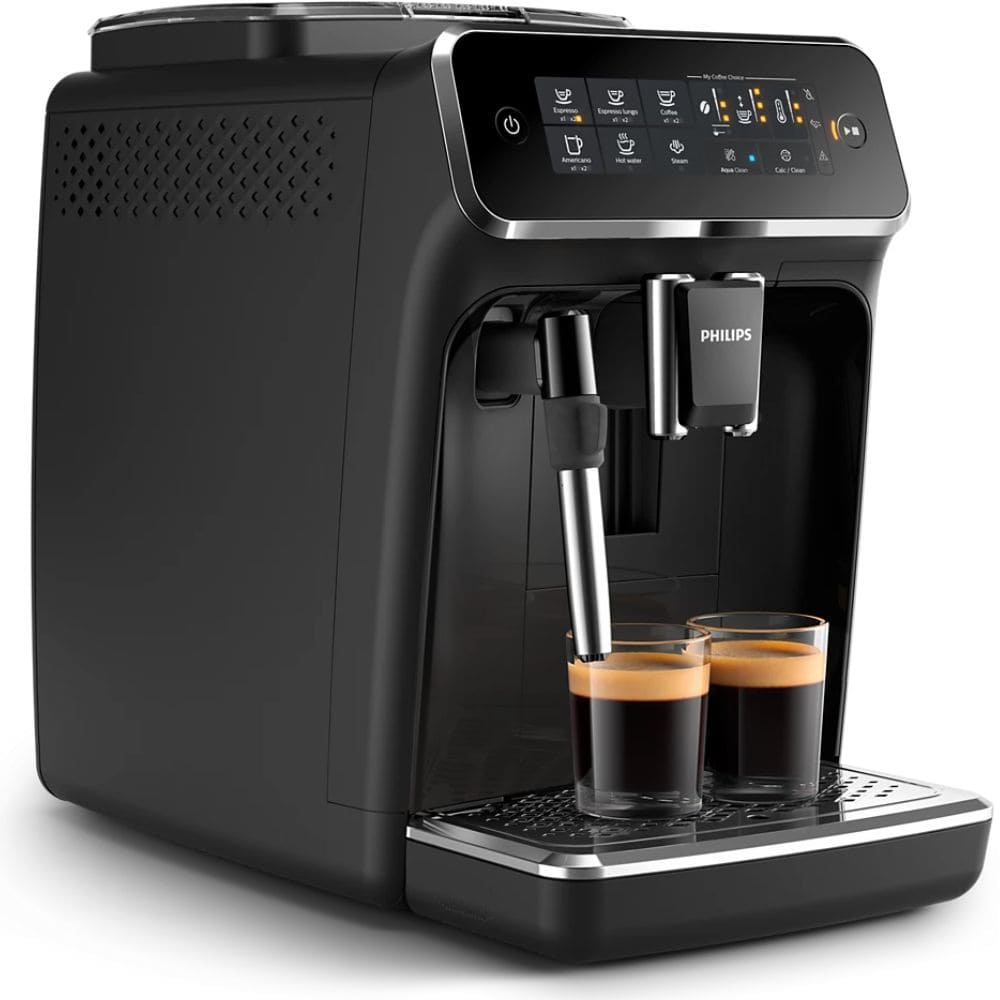 Philips 1.8 Litres Fully Automatic Bean to Cup Espresso Coffee Machine with Milk Frother (EP3221/40, Black)
