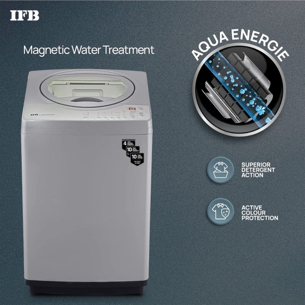 IFB 6.5 Kg 5 star Fully-Automatic Top Load Washing Machine Appliance (TL-RCGH 7.0KG AQUA)
