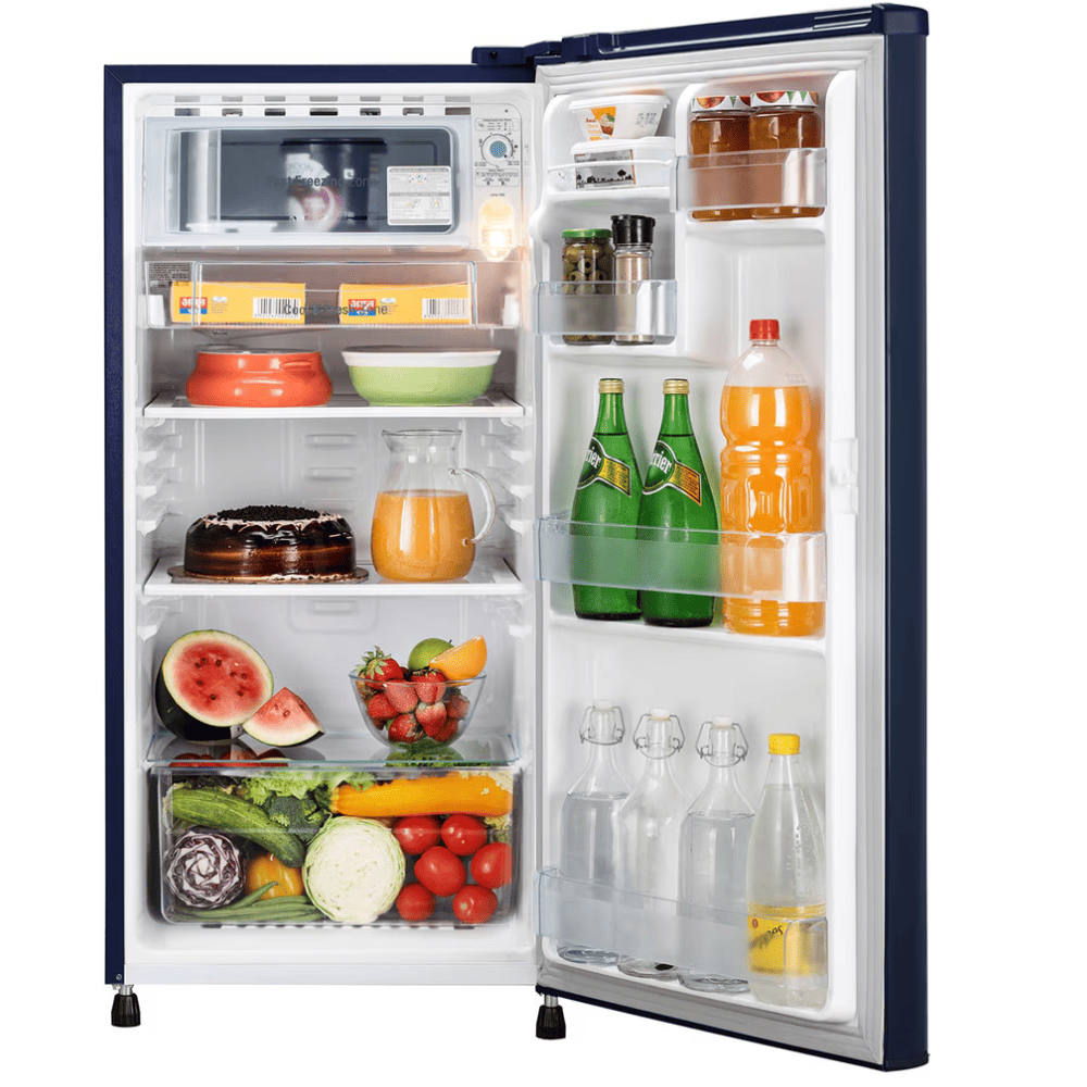 LG 185 Ltrs 1 Star, Inverter Direct Cool, Single Door Refrigerator (GL-B181OBJB)