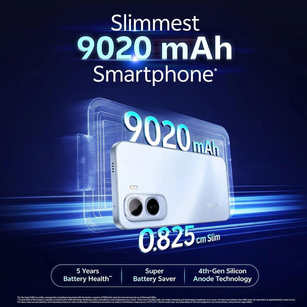Vivo T5 Pro 5g 8/128G, Powerful 5G with Camera Control Android Phone (Available in Multi Colour)