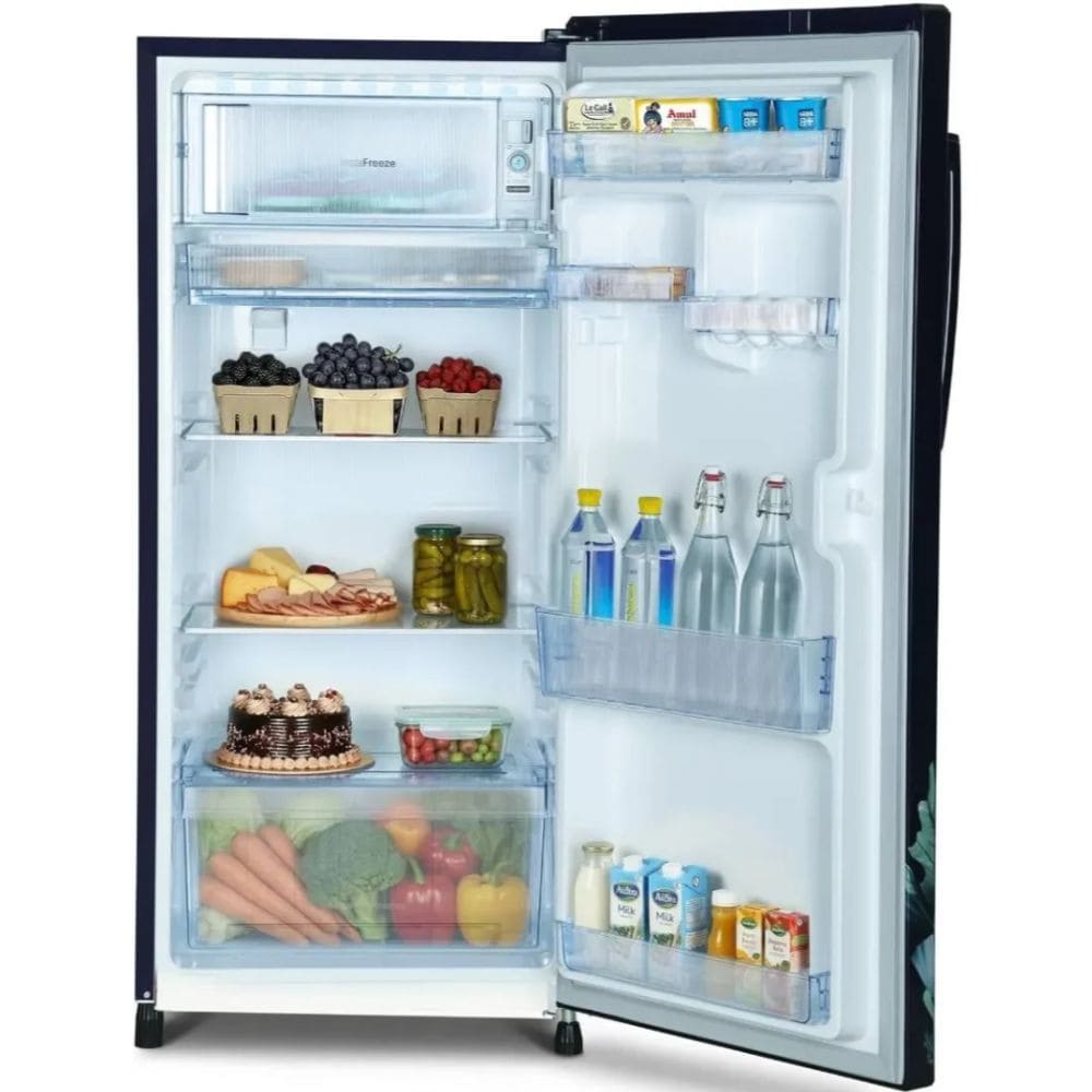 Lloyd 175 Ltrs, 1 Star Direct Cool Single Door Refrigerator (GLDG191AEBCF,Escape Blue)