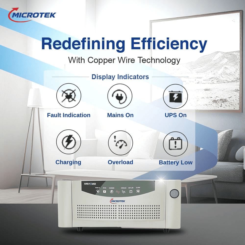 Microtek EB 1700 VA, Super Power Square Wave Inverter