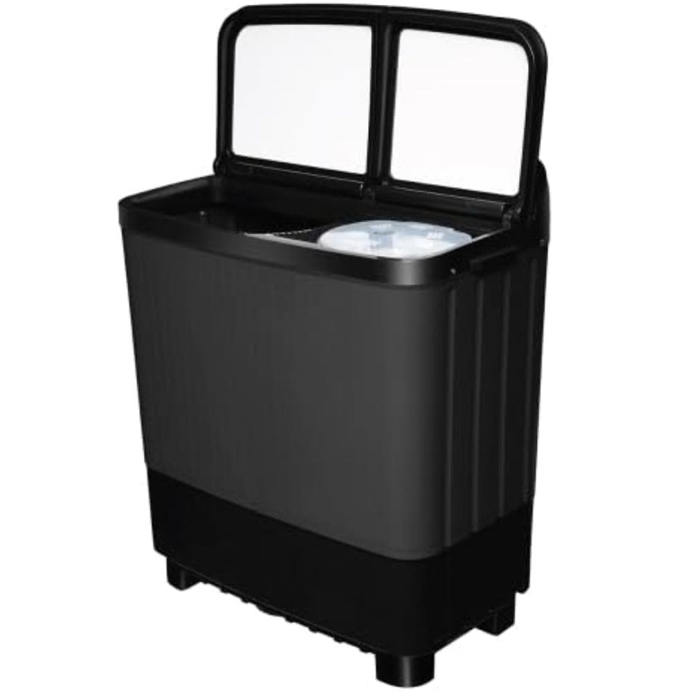 Haier 8.5 Kg 5 Star Semi-Automatic Top Load Washing machine (HTW85-186BBK,Black)