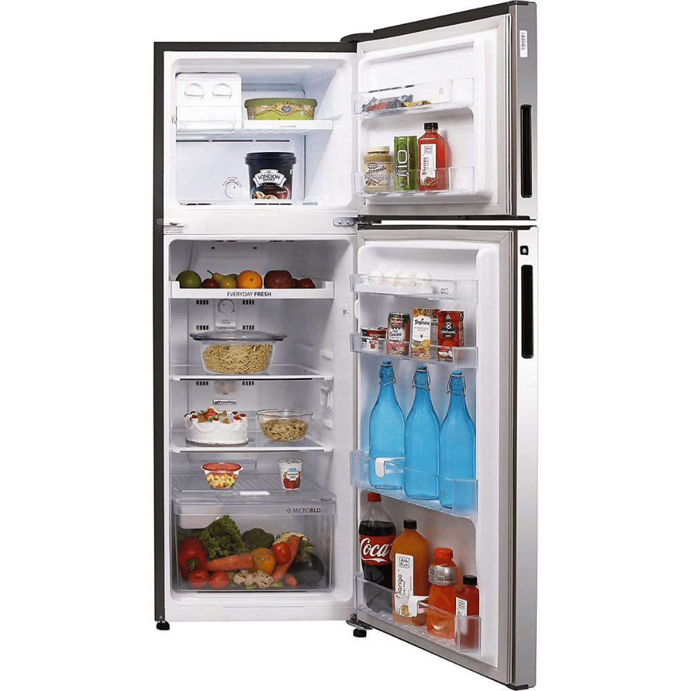 Whirlpool 265 Ltrs 2 Star Inverter Frost Free Double Door Refrigerator (NEO DF 278 PRM ARCTIC STEEL,Grey)