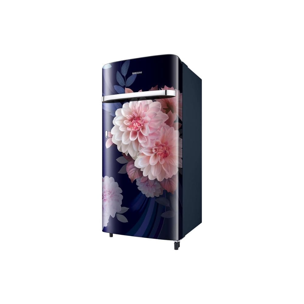 Samsung 189 Ltrs, 5 Star Digital Inverter, Direct Cool Single Door Refrigerator (RR21H2G25BB, Begonia Blue)