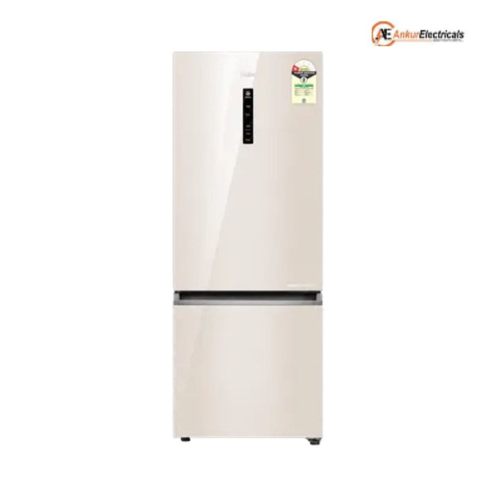 Haier 445 Ltrs, 1 Star Frost Free Double Door Bottom Mount Refrigerator (HRB 4951PBGA P)