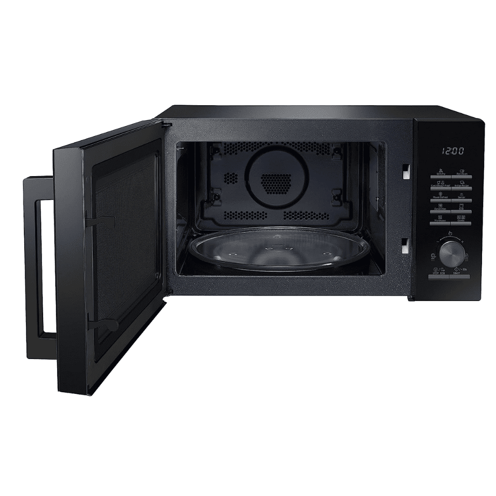 Samsung 28 Ltrs Stainless Steel Convection Microwave Oven with Moisture Sensor (MC28A5145VK,Black)
