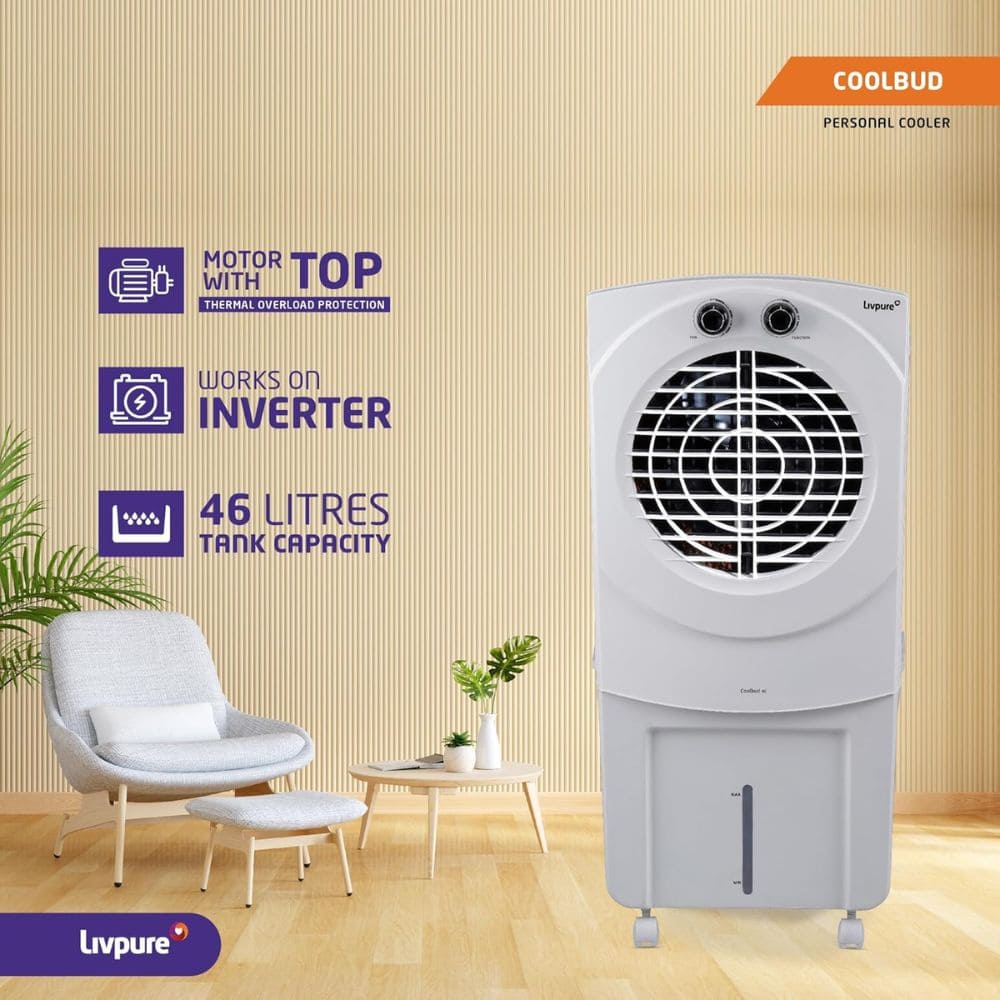 Livpure 46 Ltrs Freestanding Desert Air Cooler (Coolbird 46L)