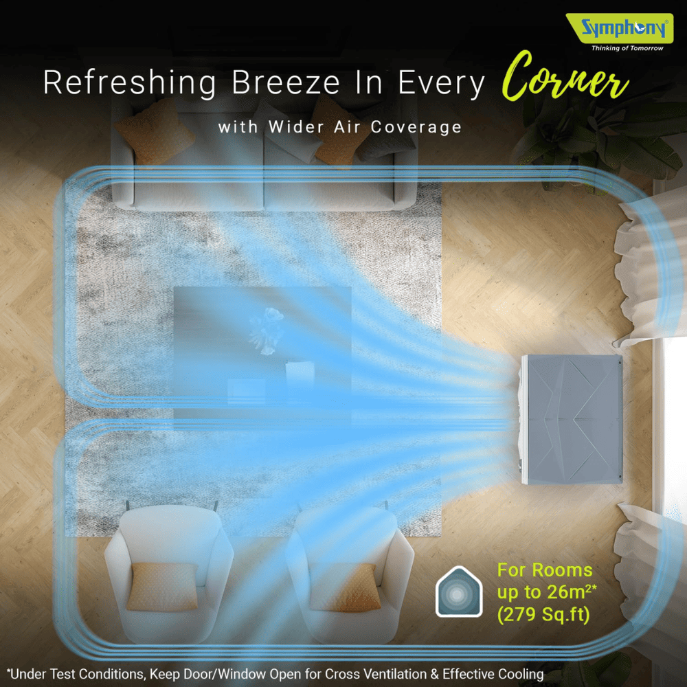 Symphony 95 Ltrs Jumbo Desert Air Cooler (JUMBO95XL+)