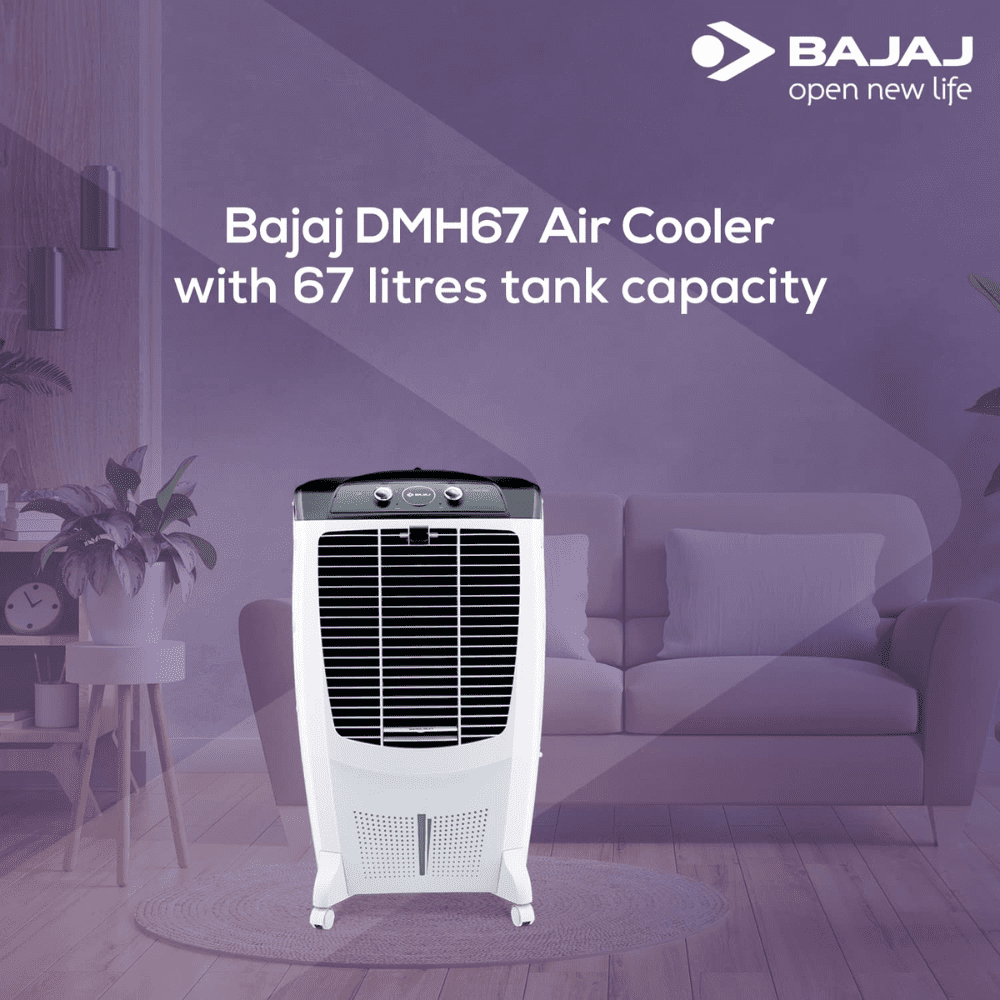 Bajaj Glanza 67 Ltrs Desert Air Cooler (GLANZA67L)