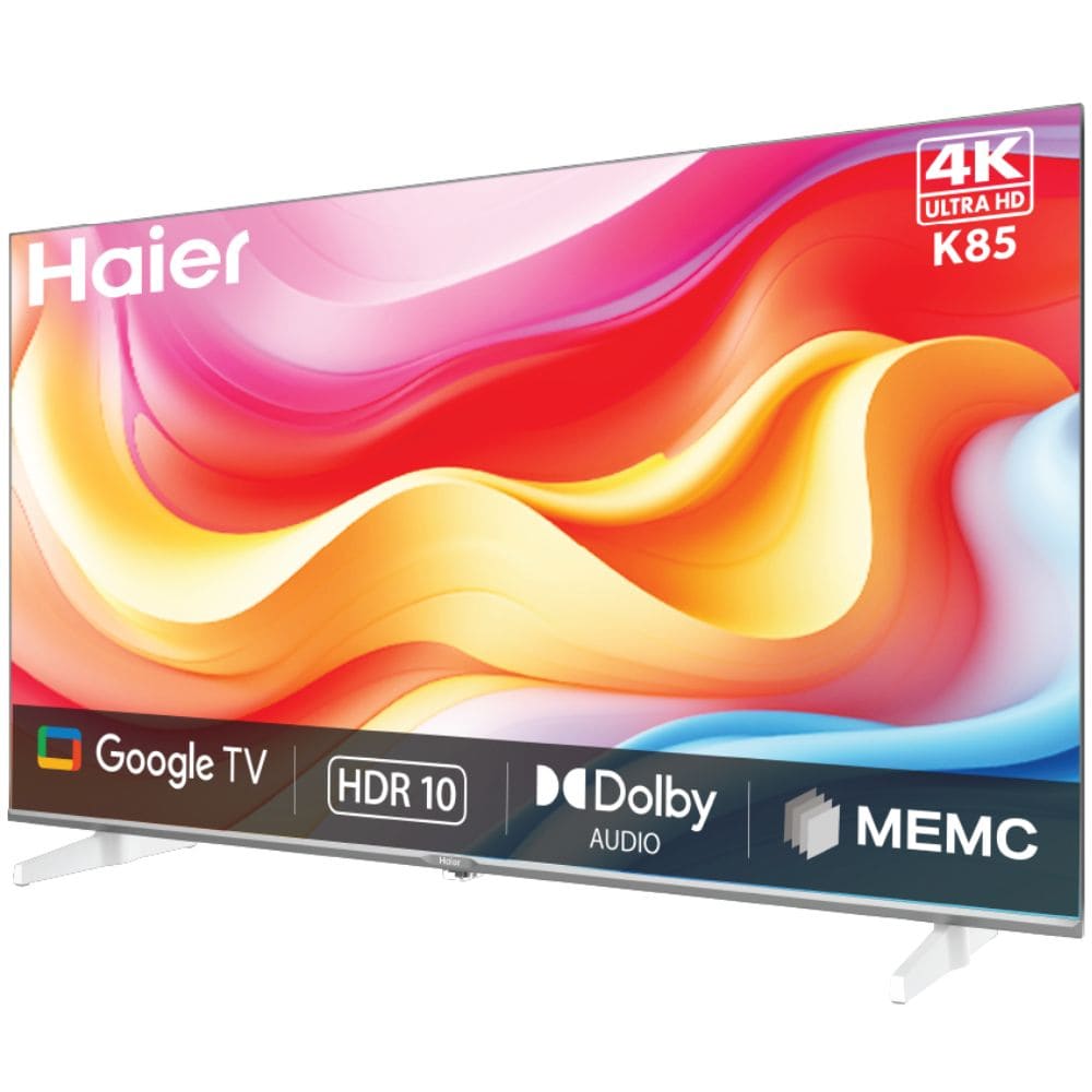 Haier H50K85FUX, 50 Inches 4K Ultra HD Smart LED TV, Black