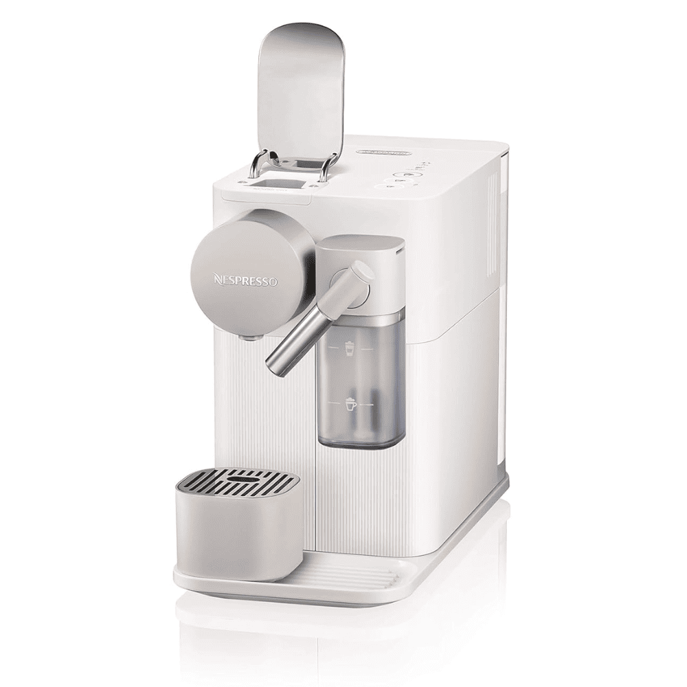 Delonghi 132193272, Nespresso Latissima One Single Serve Coffee Machine, Silky White