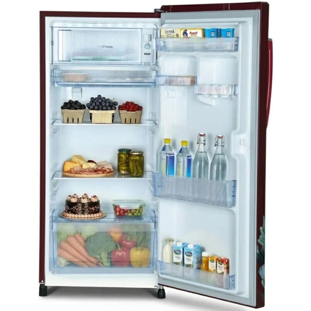 Lloyd 175 Ltrs, 1 Star Direct Cool Single Door Refrigerator (GLDG191AEWCF,Wine)