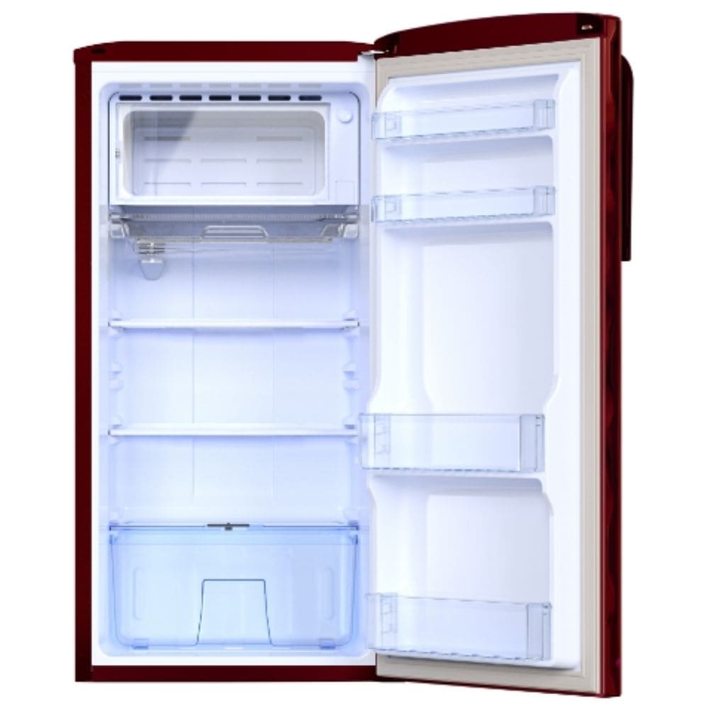 Godrej 184 Ltrs 5 Star Inverter Single Door Refrigerator (RD EMARVEL 207C TDF, Fusion Wine)
