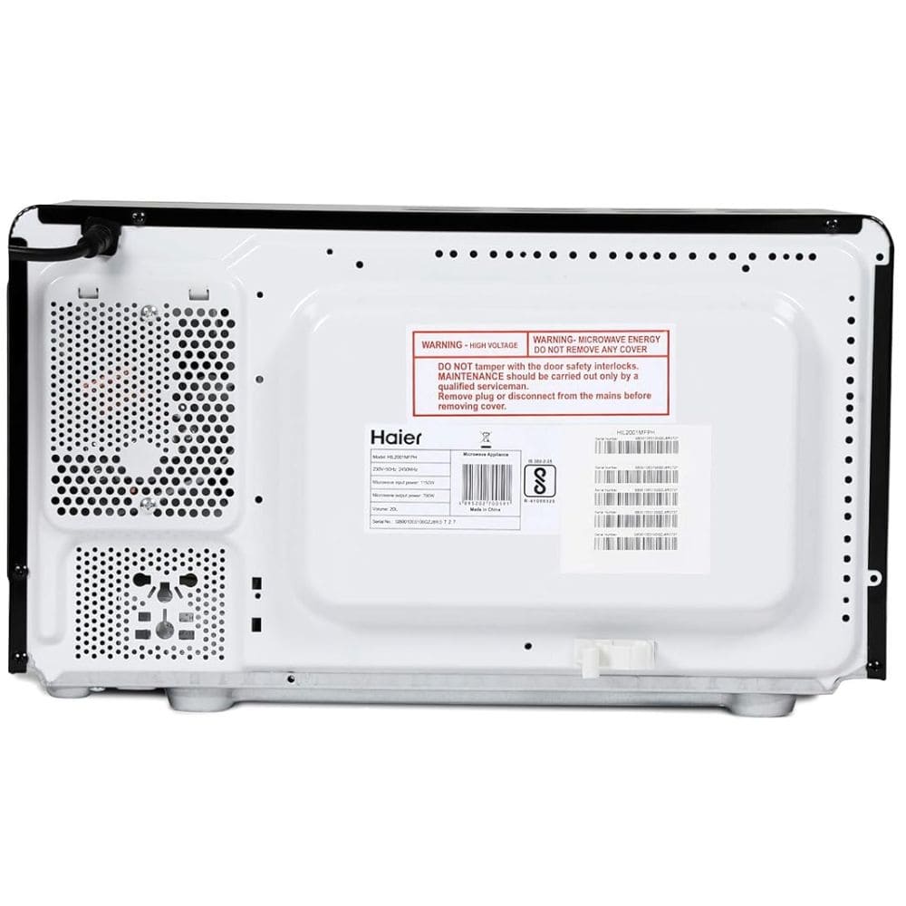 Haier 20 Ltrs Stainless Steel Solo Microwave Oven (HIL2001MFPH,Mirror Black)