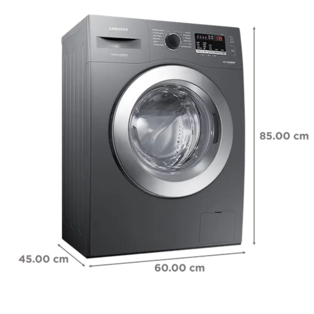 Samsung 7 Kg 5 Star Fully Automatic front Load Washing Machine (WW70R22EK0X, Black Caviar)