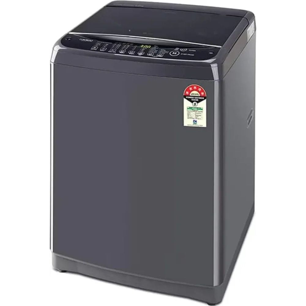 LG 8 Kg 5 Star Fully-Automatic Top Load Washing Machine (T80SNMB1Z, Middle Black)