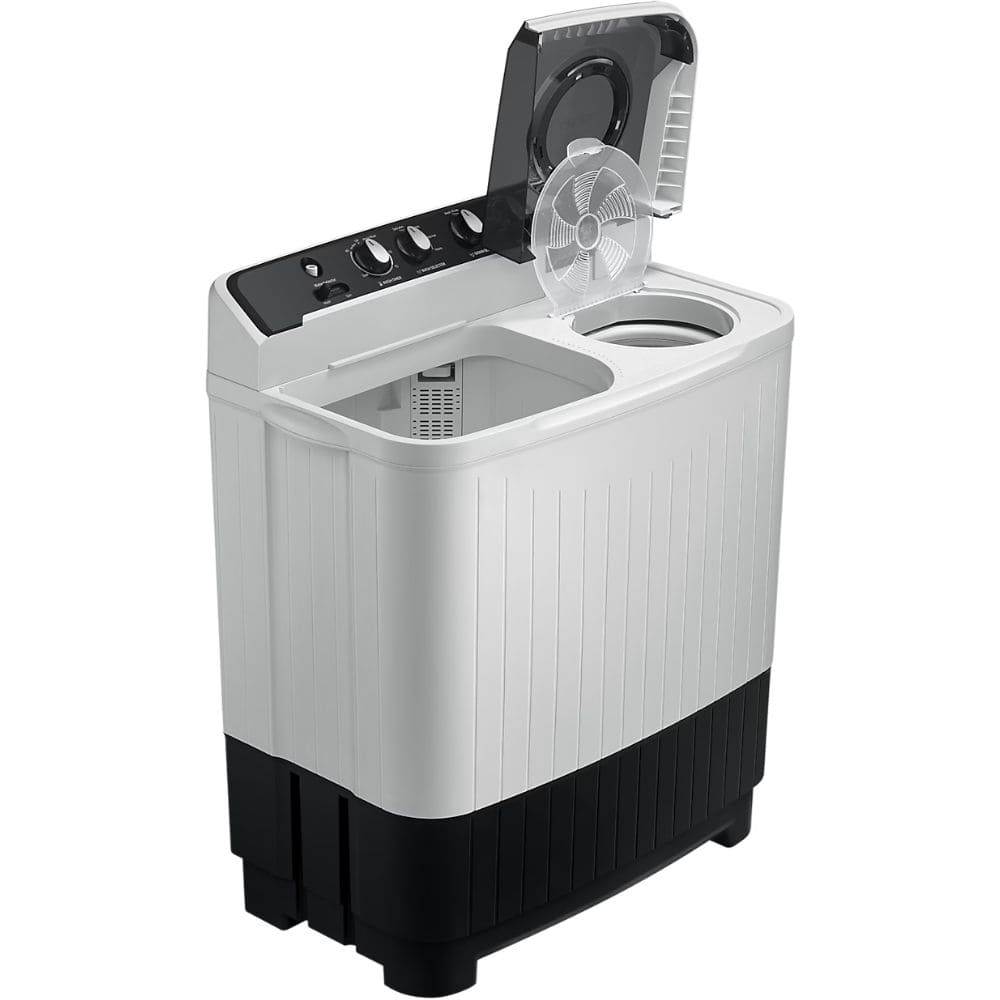 Samsung 9 Kg 5 Star Semi-Automatic Top Load Washing machine (WT90C4260GG,Black & White)