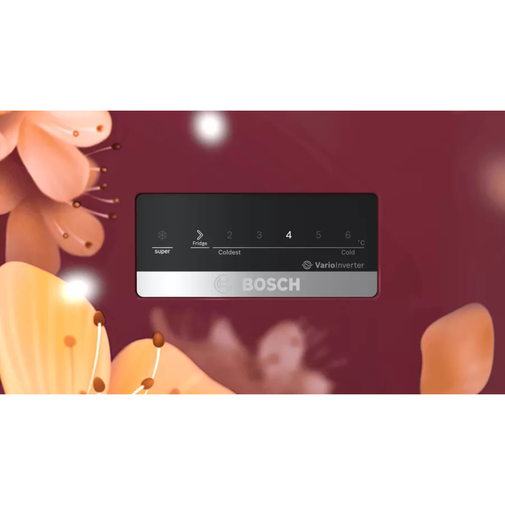 Bosch 263 Ltrs Frost Free Double Door Refrigerator (CTN27W13NI, Acasia Wine)