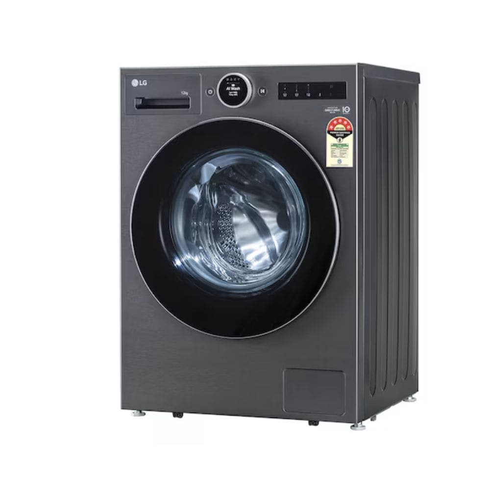 LG 12 Kg 5 Star Fully Automatic Front Load Washing Machine (FX1412A9K,Black)
