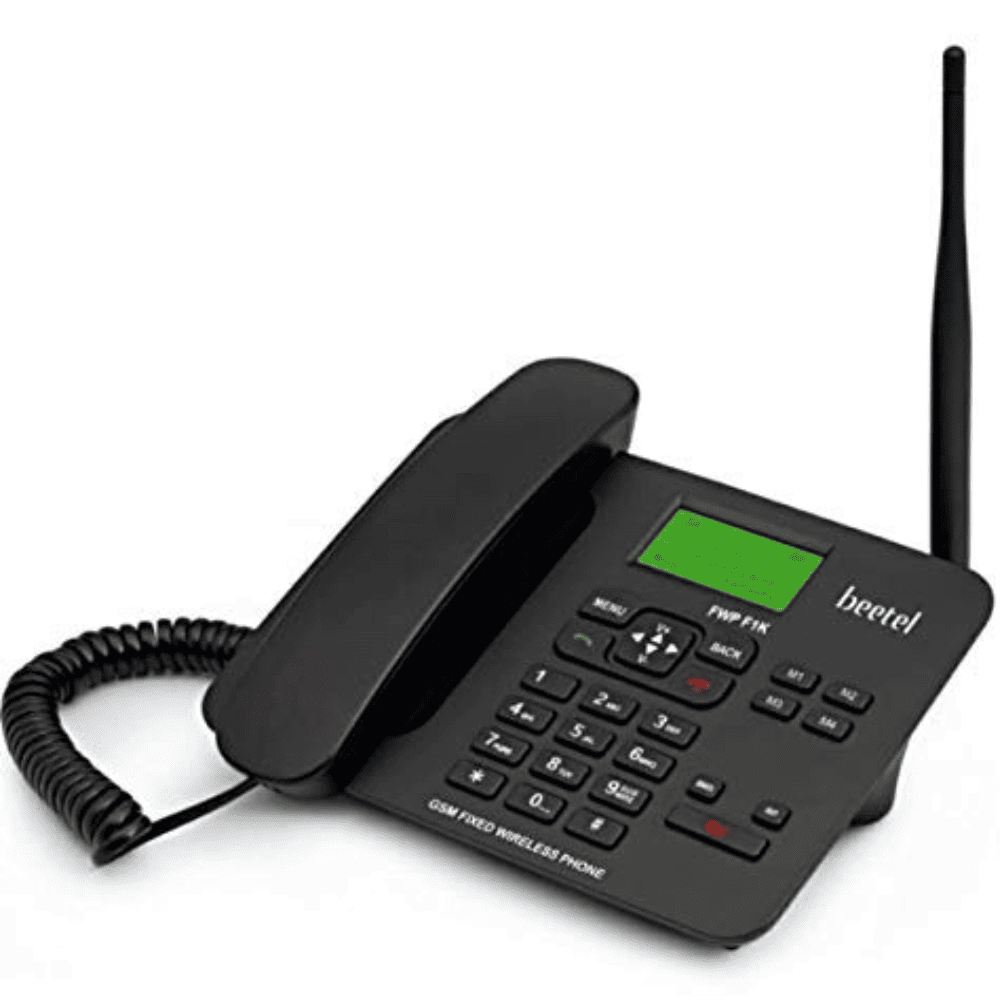 Beetel F1K, GSM Fixed Wireless Landline Phone, 2 way Speaker, Black