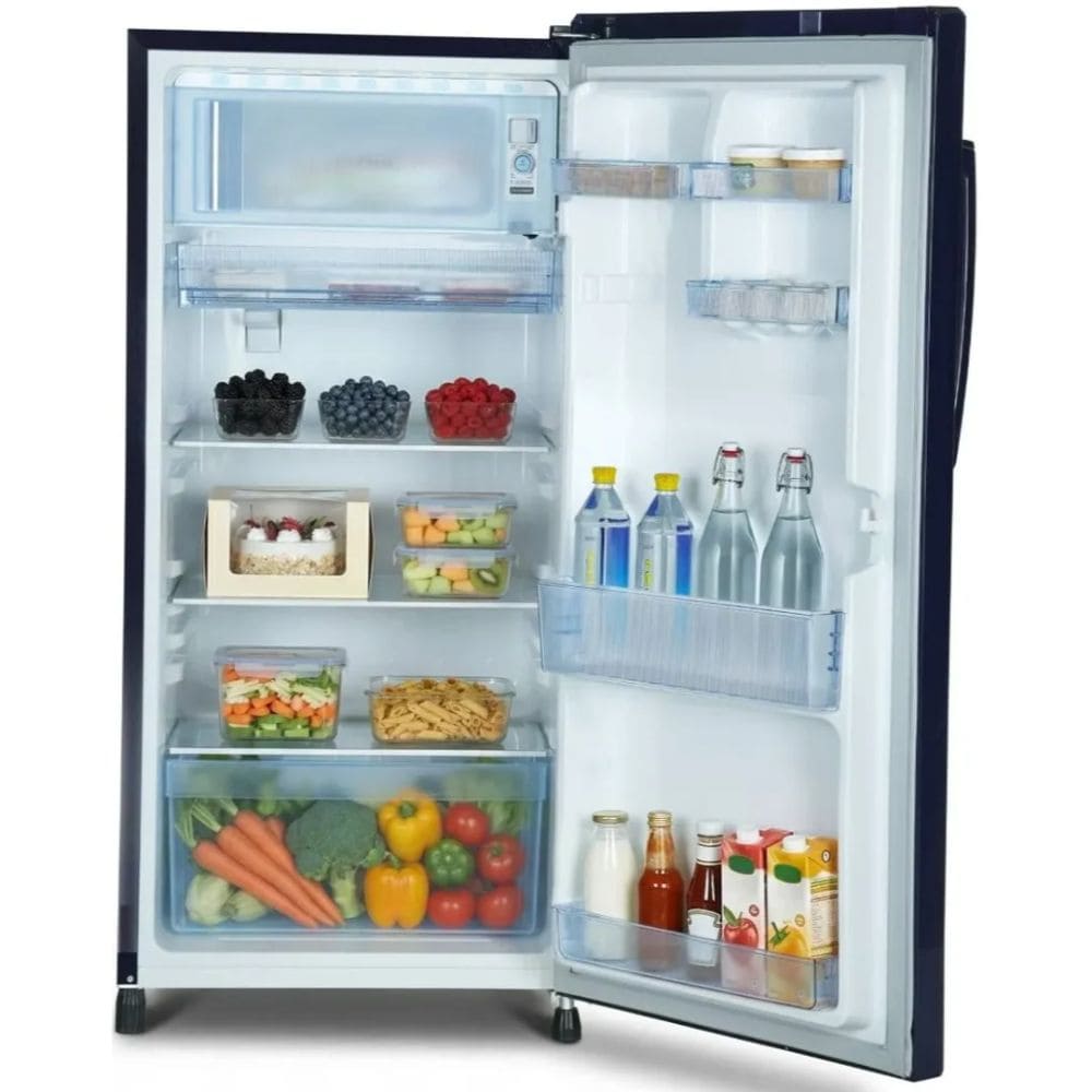 Lloyd 175 Ltrs, 1 Star Direct Cool Single Door Refrigerator (GLDG191ABBCF,Blink Blue)