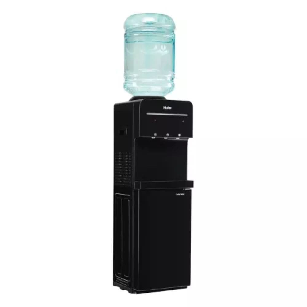 Haier HWD-3BPFS, 3.35 Ltrs Hot and Cold Floor Mounted Refrigerator Water Dispenser, Black