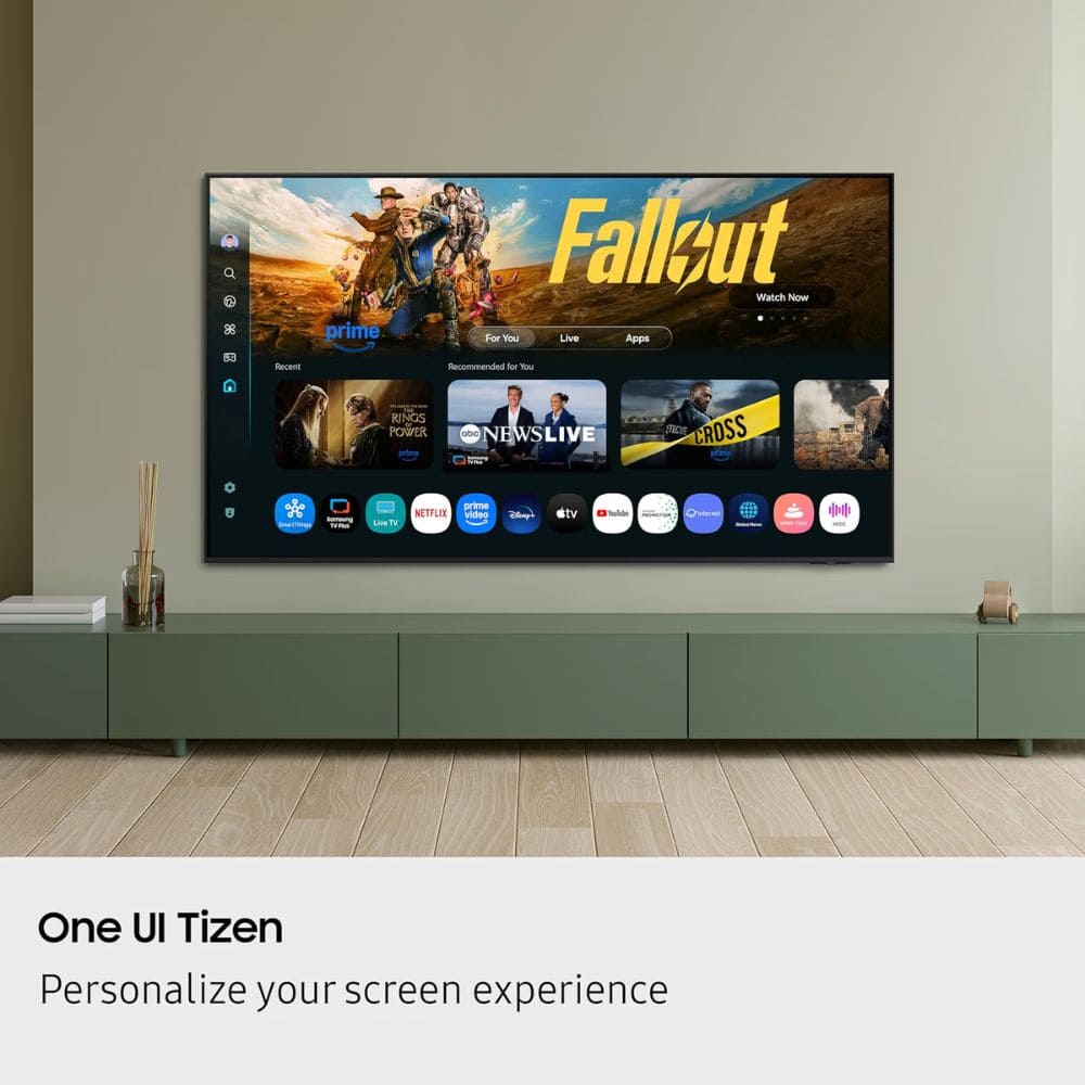 Samsung UA75U7300FUXXL, 75 Inches 4K Ultra HD Smart LED TV, Crystal Black