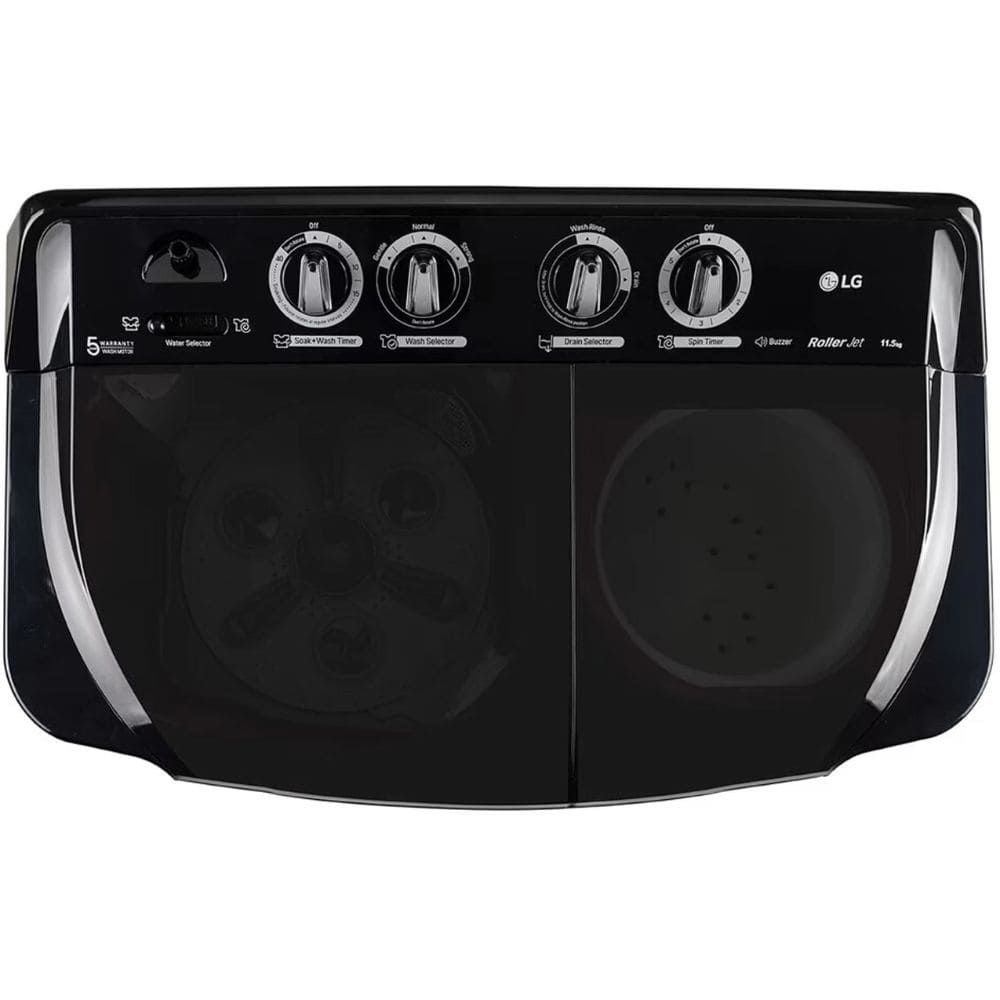 LG 8.5 Kg 5 Star Semi-Automatic Top Load Washing Machine (P8535SDAZ,Burgundy)