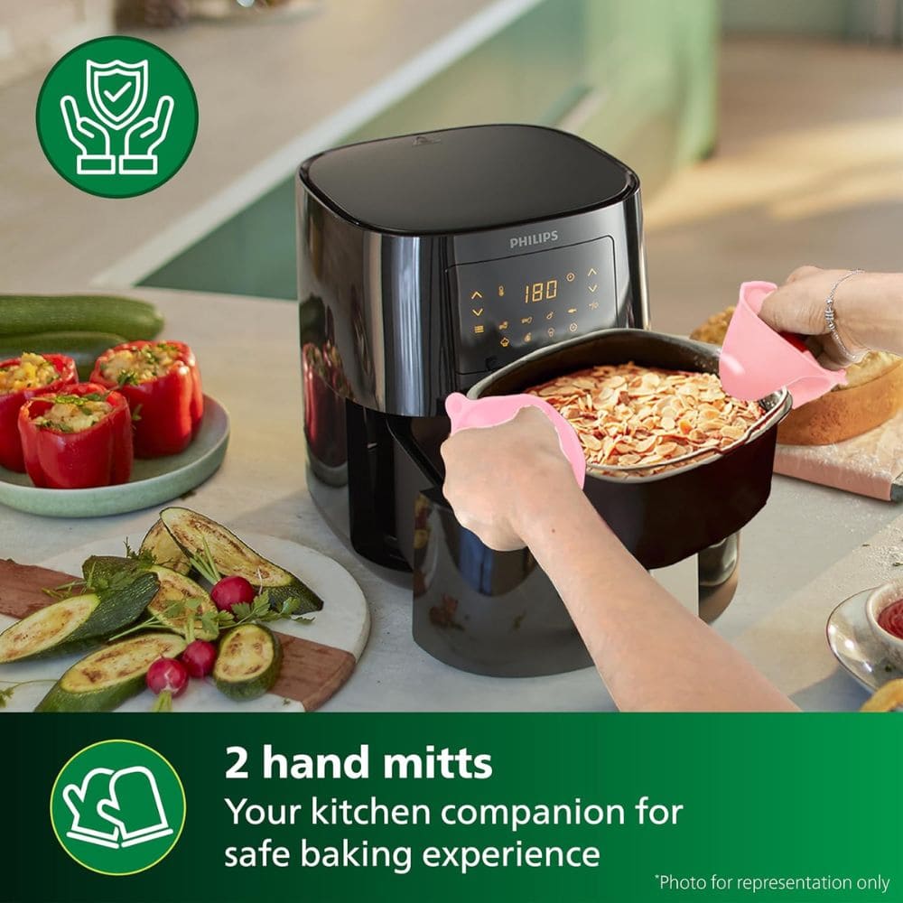 Philips Aifryer PIzza Kit Extra Large Size Accessory (HD9835/01, Black)