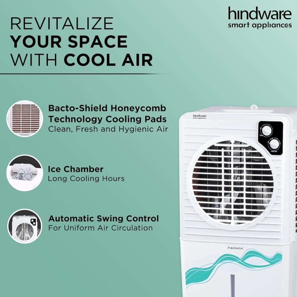 Hindware Frostwave38l, 38 Ltrs Personal Desert Air Room Cooler