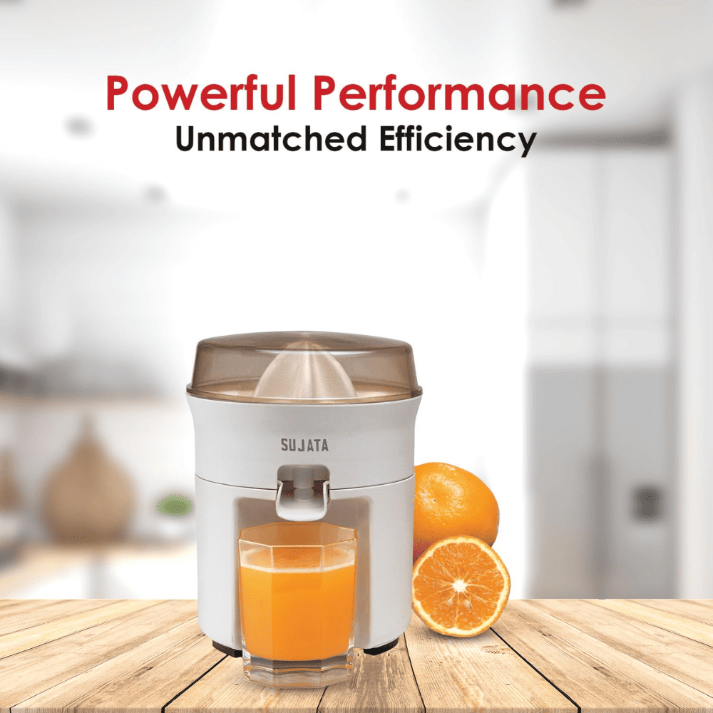 Sujata 40 Watts Citrus Juicer (Citromatic, White)