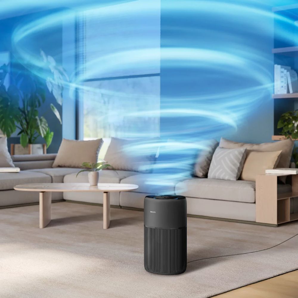 Philips AC2221/63, Pure Protect Quiet 2200 Series Smart Air Purifier(540 sqft, Black)