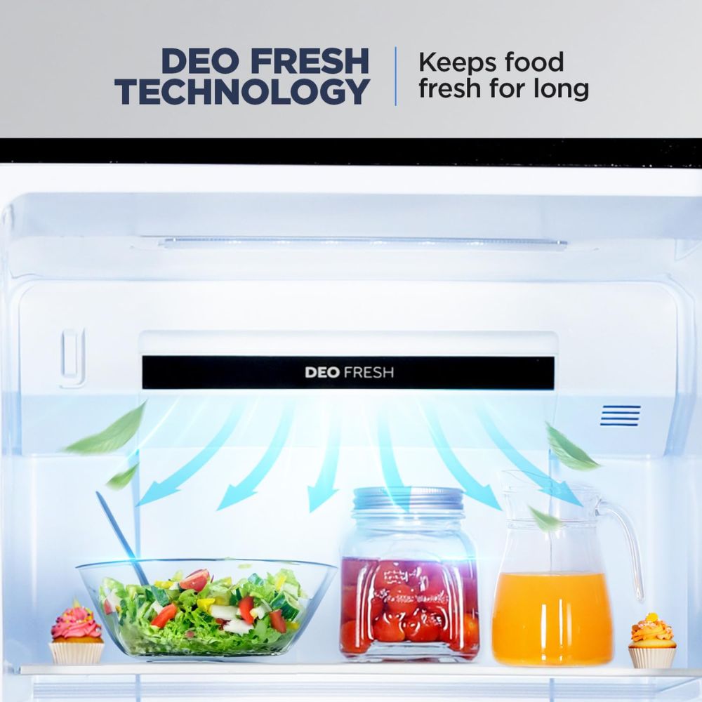 Haier 598 Ltrs, 3 Star Frost Free Expert Inverter Smart Sense AI enabled 3 Door Side by Side Refrigerator (HRT 683KGU1, Black Glass, Magic Convertible Zone, Deo Fresh Technology)