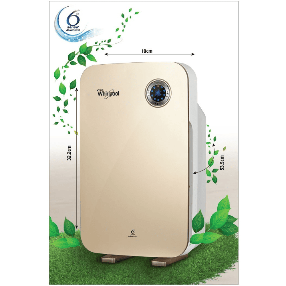 Whirlpool W210 Purafresh Portable Room Air Purifier (Champagne Gold)