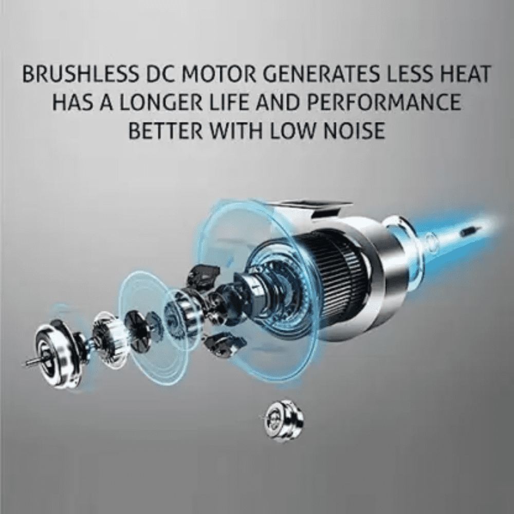 Glen 6053 BL BLDC, 60 cm 1400 m3/hr Auto Clean Wall Mounted Chimney (Black)