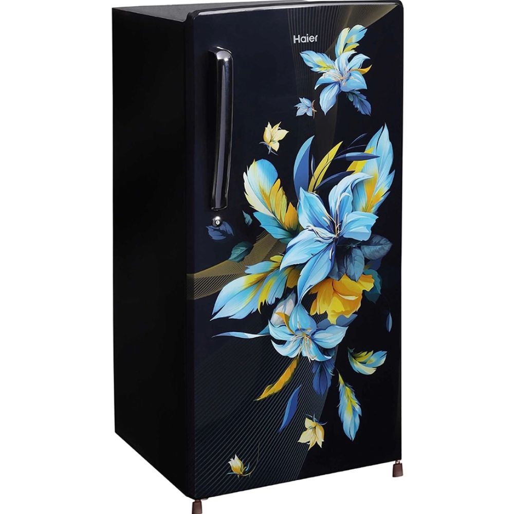 Haier 185 Ltrs 2 Star Inverter Direct Cool Single Door Refrigerator (HRD-2062CKO, Black)
