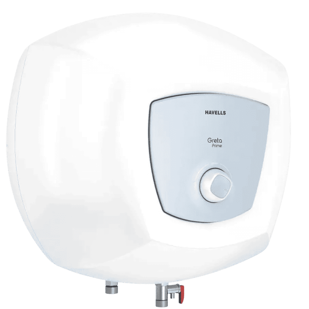 Havells 15 Ltrs Vertical Storage 5 Star Water Heater Geyser (GRETA PRIME15l, White)