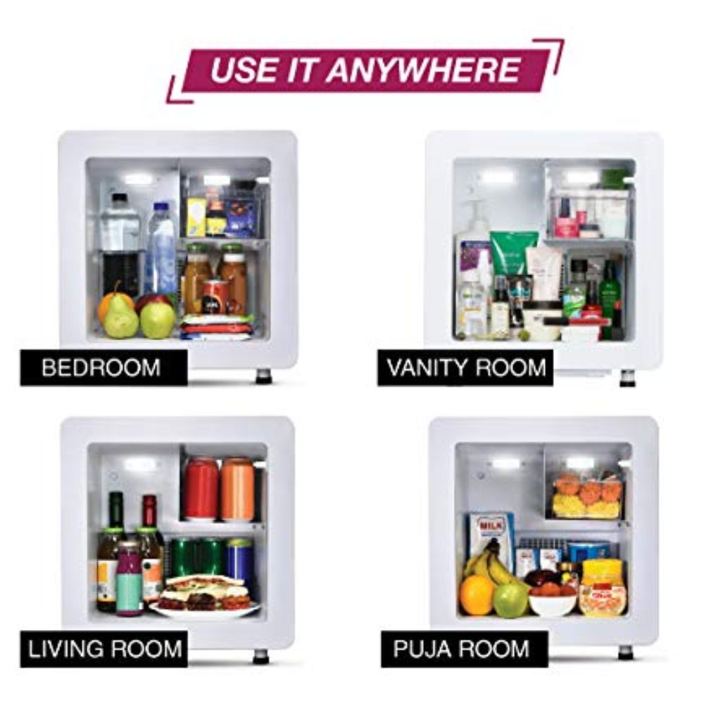 Godrej 30 Ltrs Direct Cool Single Door Refrigerator (TEC QUBE 30L HS Q103 Bk, Black)