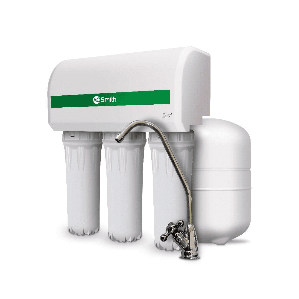 AO Smith RO X5 PLUS, 7.5 Ltrs Storage, Under the Counter Water Purifier, Black