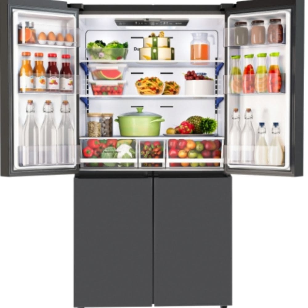 Godrej 670 Ltrs 2 Star Inverter Frost Free Side by Side Refrigerator (RM EONVELVET 685 RIT GR BK, Graphite Black)