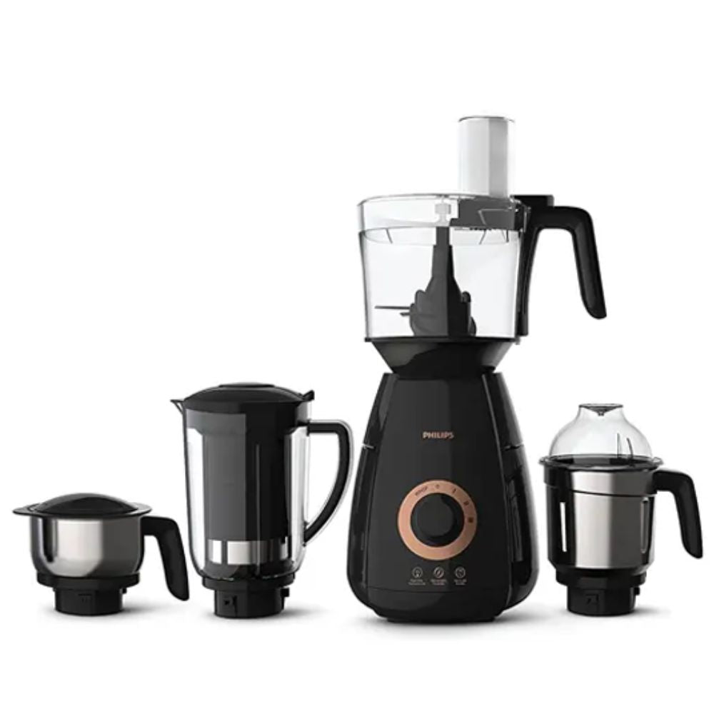 Philips MG HL7704, 1000 Watt 4 Jars Mixer Grinder (Black)