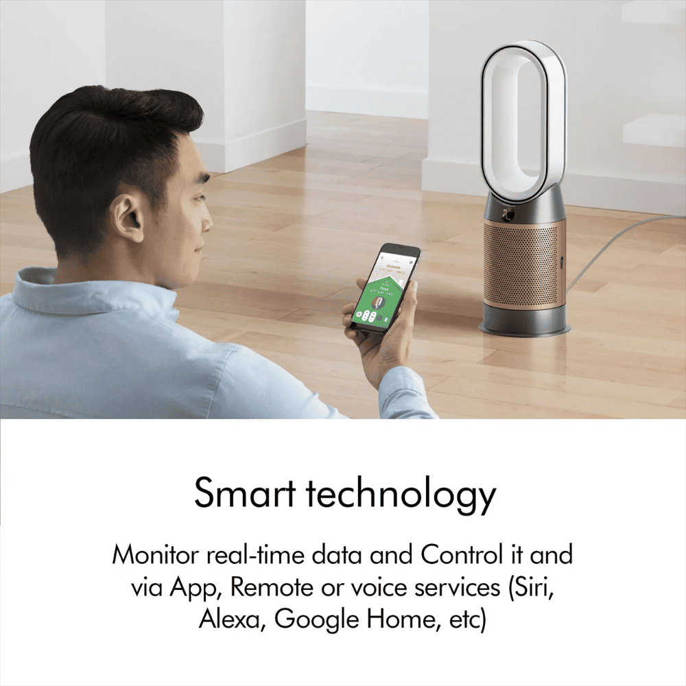 Dyson Hot and Cool HP12 Air Purifier with Remote Control (Allergy Friendly, Nickel & Gold)