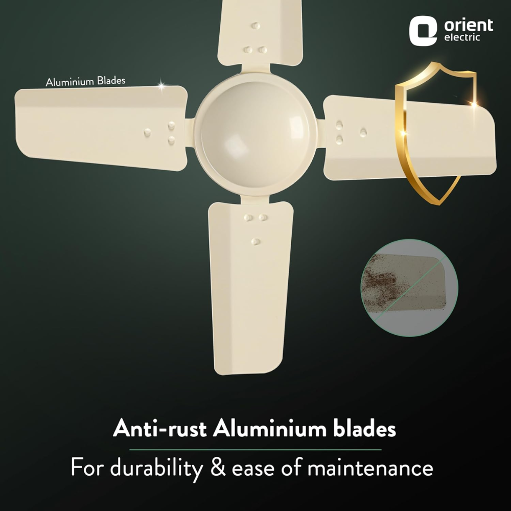 Orient New Air Plus, 600mm,4 Blade Small Ceiling Fan